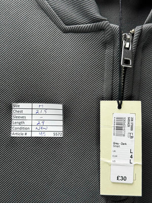 River Island® Medium | Chest: 21.5" | Grey | Polo Shirt | Poly-Elastane | M5 - 5572 - Genuine Maal