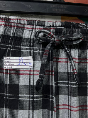 ® Waist: 30" | Check | Pajama | Poly Cotton | 2406 - Genuine Maal