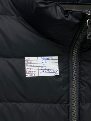 Gazman® Medium | Chest: 22" | Navy Blue | Sleeveless Puffer Jacket | Down/Feather Filling | 1765 - Genuine Maal
