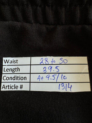 P*ma® Waist: 28" to 30" | Black | Trousers | Cotton | 1314 - Genuine Maal