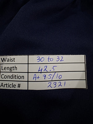 ® Waist: 30" to 32" | Blue | Sports Trousers | Poly | 2321 - Genuine Maal