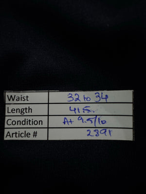 Zico® Waist: 32" to 34" | Navy Blue | Sports Trousers | Fleece Lining | Poly | 2891 - Genuine Maal