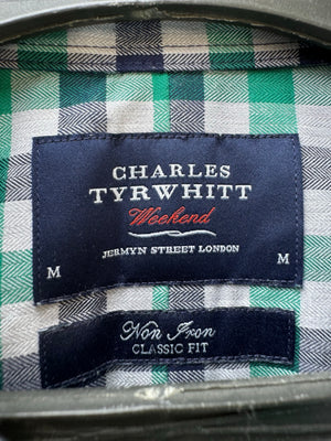 Charles Tyrwhitt® Large | Chest 23” | Check | Oxford Shirt | Cotton | 4322 - Genuine Maal