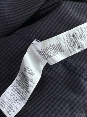 Jasper Conran® XXL | Chest: 27" | Blue Striped | Shirt | Cotton | 4324 - Genuine Maal