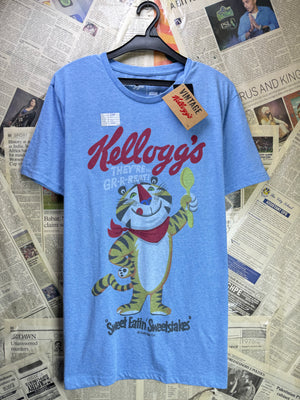 Pull & Bear® Small | Chest: 21" | Blue | T-Shirt | Poly - Cotton | 4120 - Genuine Maal