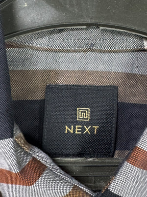 Next® Small | Chest: 20" | Plaid Shirt | Cotton | 3355 - Genuine Maal