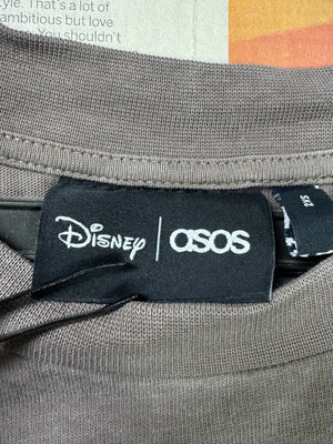 Asos® Small | Chest: 22" Oversize | T-Shirt | Unisex | Dark Gray | Cotton | 3365 - Genuine Maal