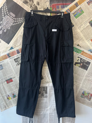 LCKR® Black | Waist: 36" to 38" | Cargo Trouser | 1002 - Genuine Maal