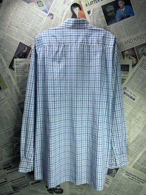 Double TWO® XXL | Chest: 27.5" | Check | Collar 18" Shirt | Cotton - Poly | 4355 - Genuine Maal