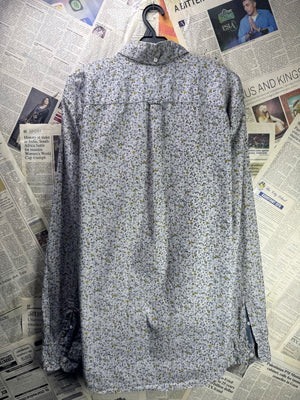 GAP® Large | Chest 23” | Grey Floral | Shirt | Cotton | 4353 - Genuine Maal