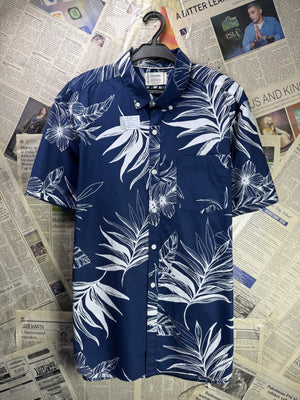 George® Medium | Chest: 22" | Blue | Shirt | Cotton | 4337 - Genuine Maal