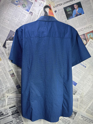 Peacocks® Medium | Chest: 22.5" | Blue | Shirt | Cotton | 4339 - Genuine Maal