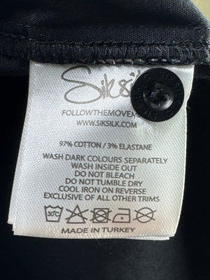 SilkSilk® Small | Chest: 21" | Black | Shirt | Cotton - Elastane | 4525 - Genuine Maal