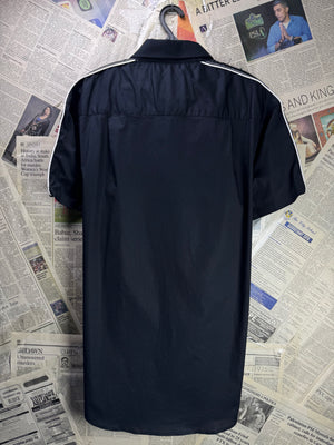 SilkSilk® Small | Chest: 21" | Black | Shirt | Cotton - Elastane | 4525 - Genuine Maal