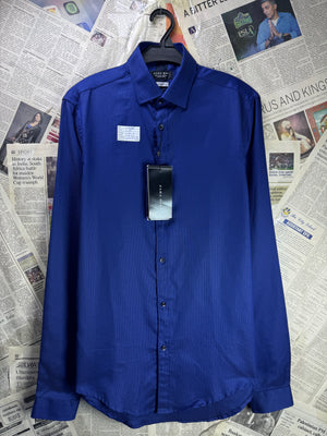 Zara® Small | Chest: 19" | Blue | Shirt | Cotton | 4535 - Genuine Maal