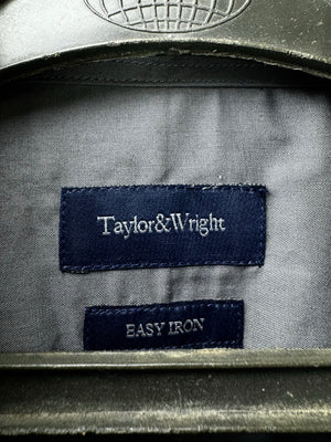 Taylor & Wright® Large | Chest 23” | Grey | Collar 16" Shirt | Poly - Cotton | 4358 - Genuine Maal