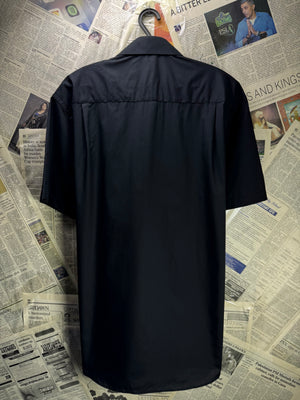 Cedarwood® Large | Chest 23.5” | Black | Collar 16.5" | Shirt | Poly - Cotton | 4375 - Genuine Maal