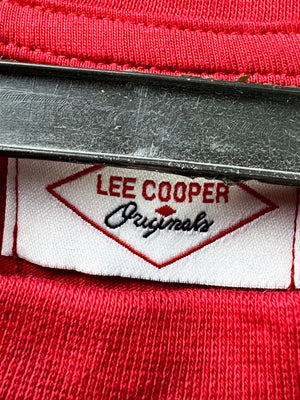 Lee Cooper® Small | Chest: 20.5" | T-Shirt | Red | Cotton | 3560 - Genuine Maal