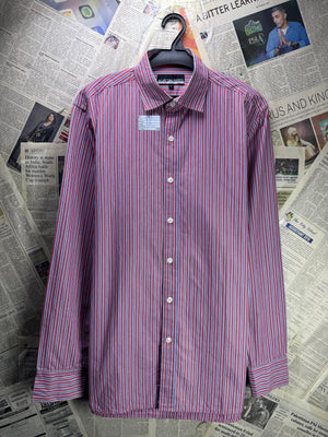Austin Reed® Small | Chest: 21" | Stripe | Shirt | Cotton | 4753 - Genuine Maal