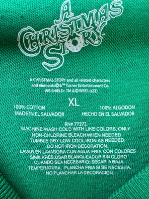 Christmas® Large | Chest: 23" | Green | T-Shirt | Cotton | 3416 - Genuine Maal