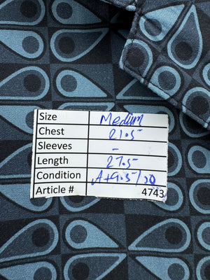 Moose® Medium | Chest: 21.5" | Blue | Hawaii Shirt | Viscose | 4743 - Genuine Maal