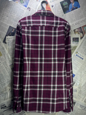 Asos® Small | Chest: 21" | Check | Shirt | Cotton - Elastane | 4530 - Genuine Maal