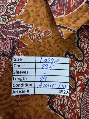 Next® Large | Chest: 23.5" | Camp Shirt | Cotton | 4522 - Genuine Maal