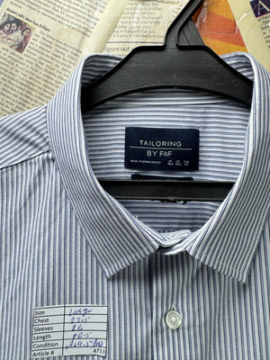 F&F® Large | Chest: 23.5" | Collar 16.5" | Shirt | Poly - Cotton | 4733 - Genuine Maal