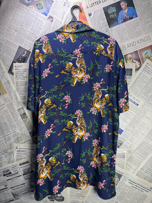 Primark® Large | Chest: 24" | Floral | Shirt | Viscose | 4729 - Genuine Maal