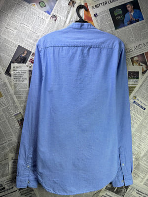 Zara® Small | Chest: 19" | Light Blue | Band Collar | Cotton | 3232 - Genuine Maal