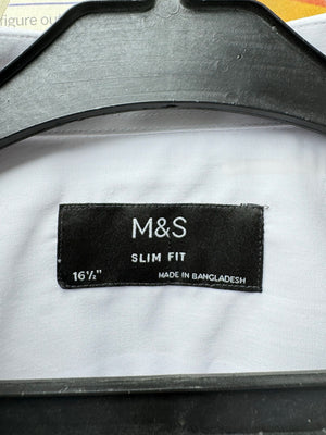 M&S® Large | Chest: 23" | Collar 16.5" Shirt | Poly - Cotton | 4772 - Genuine Maal