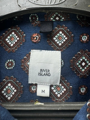 River Island® Small | Chest: 20.5" | Shirt | Polyester | 4597 - Genuine Maal