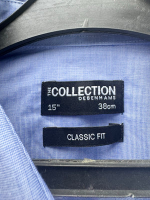 Debenhams® Medium | Chest: 21.5" | Collar 15" Shirt | Poly - Cotton | 4408 - Genuine Maal