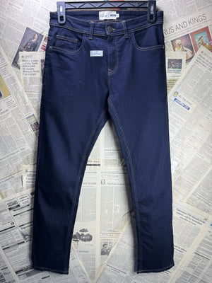 Easy® Waist: 32" | Blue | Slim Fit Denim Pants | Cotton - Elastane | 2402 - Genuine Maal