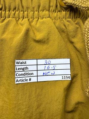DSG® Waist: 30" | Mustard | Swimming Shorts | Inner: Mesh | Nylon | 1194 - Genuine Maal