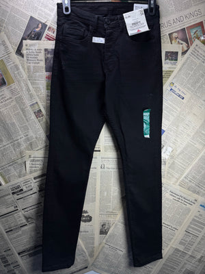 Denim Co.® Waist: 32" | Black | Slim Fit Denim Pants | Cotton - Elastane | 2375 - Genuine Maal