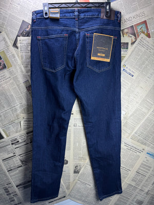 Industrialize® Waist: 36" | Blue | Straight Fit Denim Pants | Cotton - Elastane | 2962 - Genuine Maal