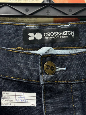 CrossShatch® Waist: 38" | Blue | Denim Pants | Poly - Cotton | 2943 - Genuine Maal