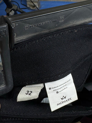 Monark® Waist: 32" | Black | Denim Pants | 2935 - Genuine Maal