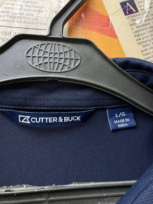 Cutter & Buck® Large | Chest: 23" | Blue | Golf Polo | Poly - Spandex | 4410 - Genuine Maal
