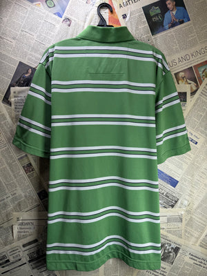 Page & Tuttle® Large | Chest: 24" | Green | Golf Polo | Polyester | 4612 - Genuine Maal