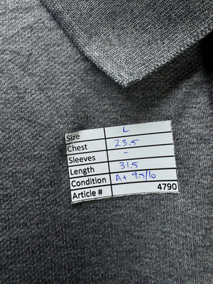 Grandslam® Large | Chest: 23.5" | Grey | Golf Polo | Poly - Elastane | 4790 - Genuine Maal
