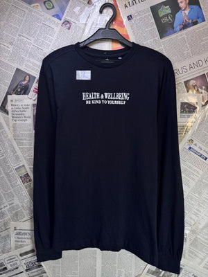 Eight® XS | Chest: 18" | Black | Fullsleeves T-Shirt | Cotton | 3589 - Genuine Maal