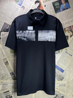 All In Motion® Small | Chest: 20.5" | Black | Golf Polo | Poly - Spandex | 4592 - Genuine Maal