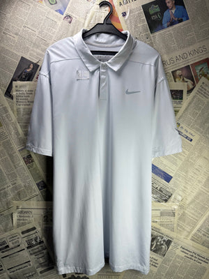 N*ke® XL | Chest: 25.5" | Silver | Golf Polo | Poly - Spandex | 4590 - Genuine Maal