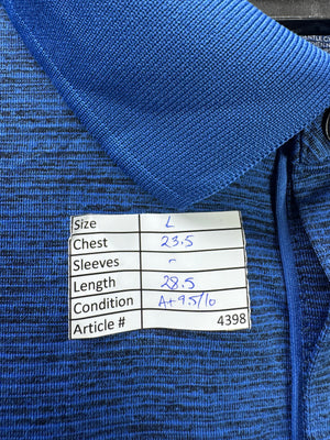 APT9® Large | Chest: 23.5" | Blue | Golf Polo | Polyester | 4398 - Genuine Maal