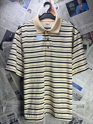 PGA Tour® Medium | Chest: 21.5" | Stripes | Golf Polo | Polyester | 4816 - Genuine Maal