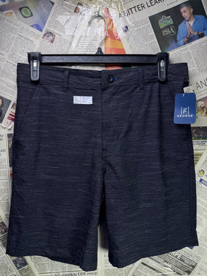 George® Waist: 32" to 34" | Black | Swimming Shorts | Cotton - Poly - Spandex | 1251 - Genuine Maal