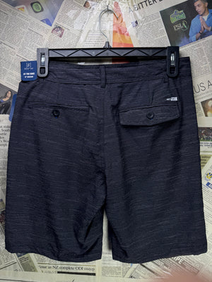 George® Waist: 32" to 34" | Black | Swimming Shorts | Cotton - Poly - Spandex | 1251 - Genuine Maal