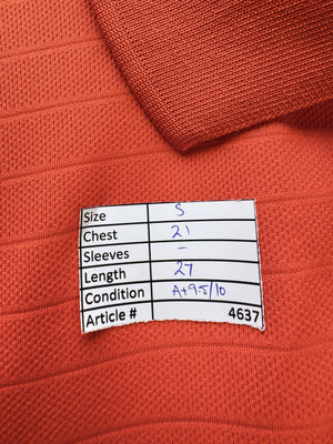 Grandslam® Small | Chest: 21" | Orange | Golf Polo | Polyester | 4637 - Genuine Maal